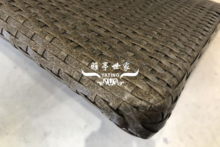 户外藤编躺椅YT-191BC-2 应用效果展示