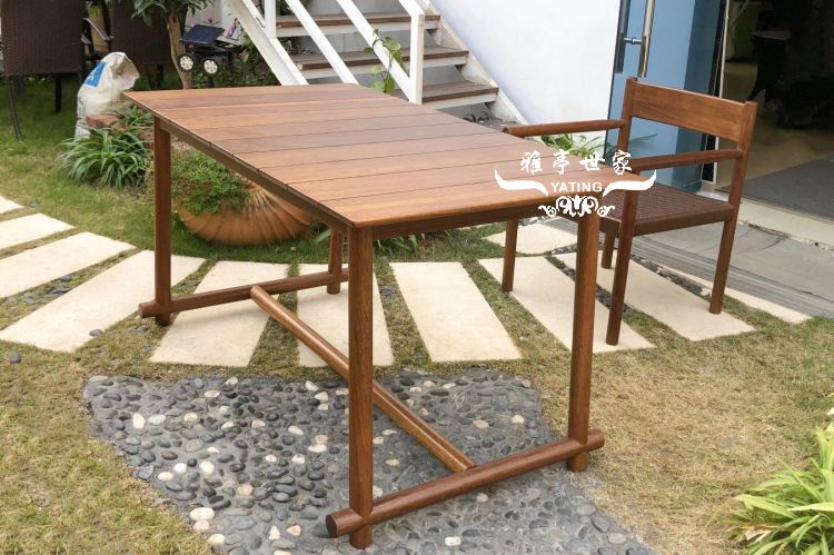 实木茶桌椅组合 应用效果展示