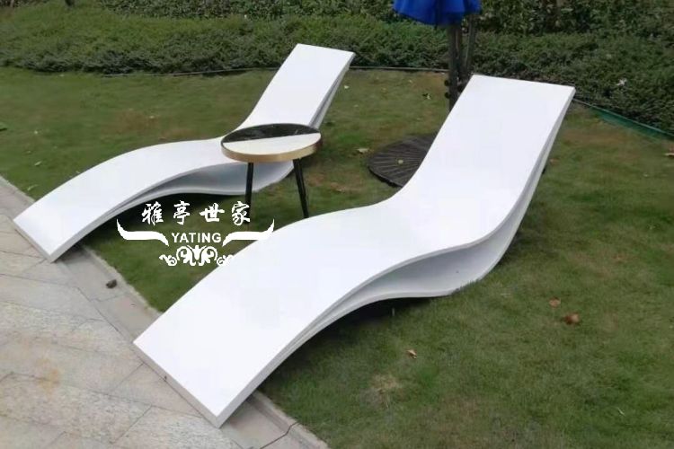 不锈钢景观躺椅 应用效果展示