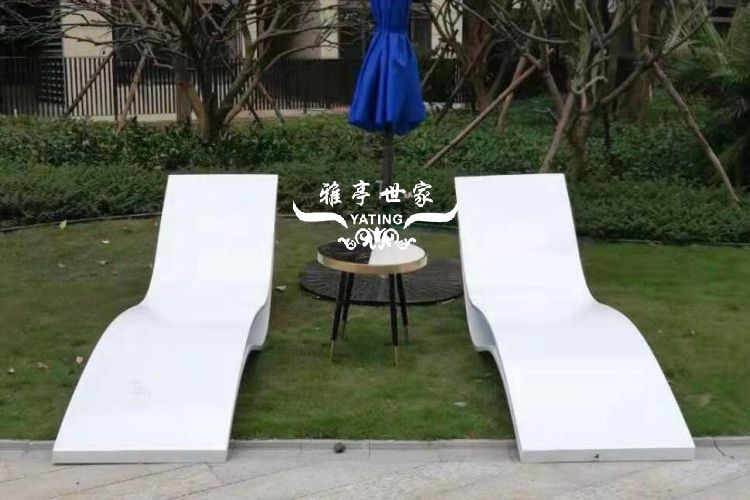 不锈钢景观躺椅 应用效果展示