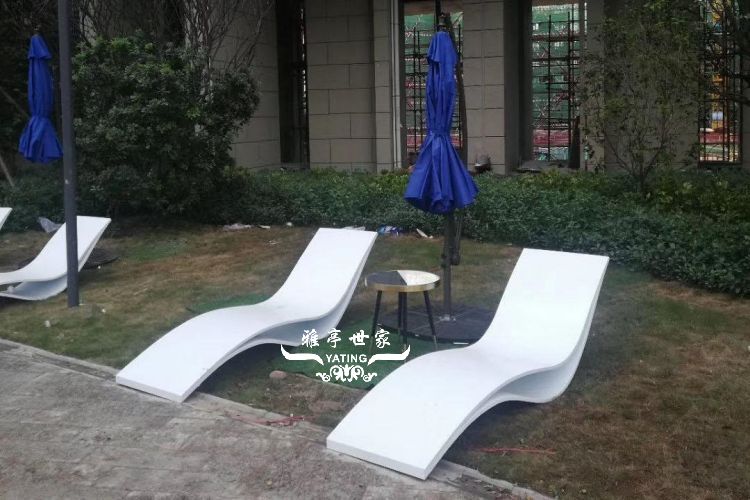 不锈钢景观躺椅 应用效果展示