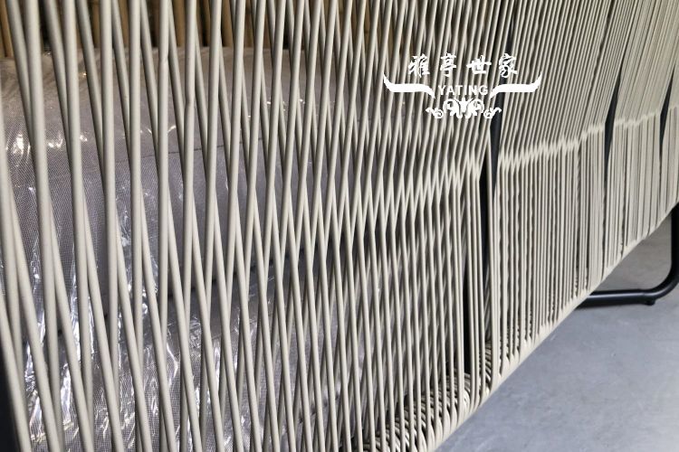 铝合金编藤沙发YT-1210 应用效果展示