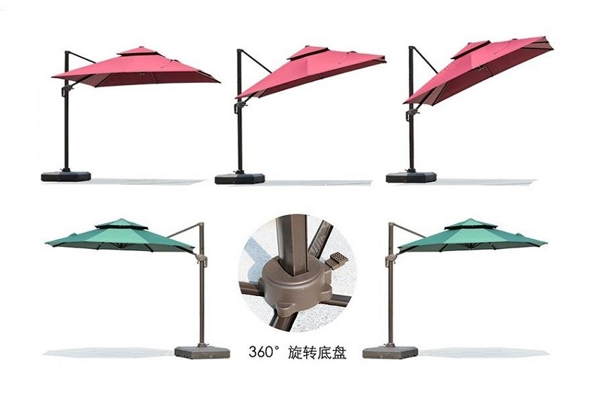 双顶罗马伞YT-535-1U 应用效果展示