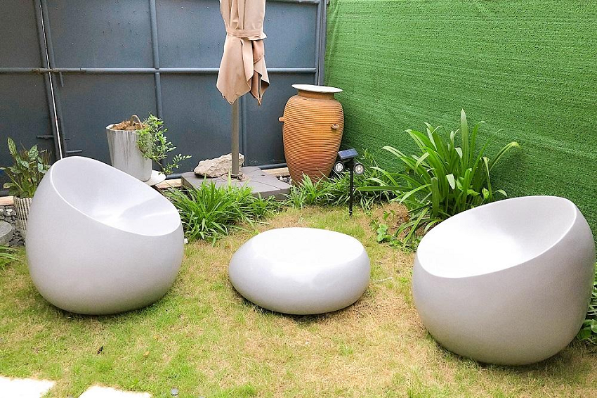 玻璃钢景观坐凳 应用效果展示